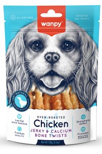 Wanpy Kalsiyumlu Gerçek Tavuk Sargı Köpek Ödülü 100 gr